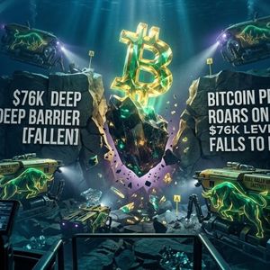 比特币价格涨势持续 - 多头突破76,000美元关口