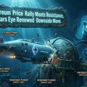 以太坊价格反弹遇阻，空头瞄准新一轮下跌行情