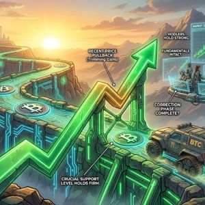 比特币价格回吐涨幅，但上涨趋势依然强劲